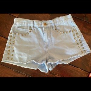 Forever 21 sky blue Jean shorts size 26